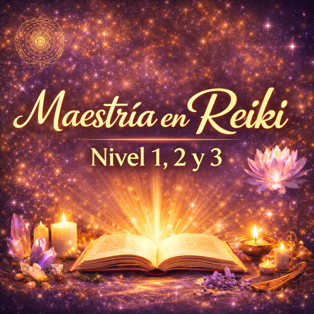 Maestria en Reiki Nivel 1, 2 y 3